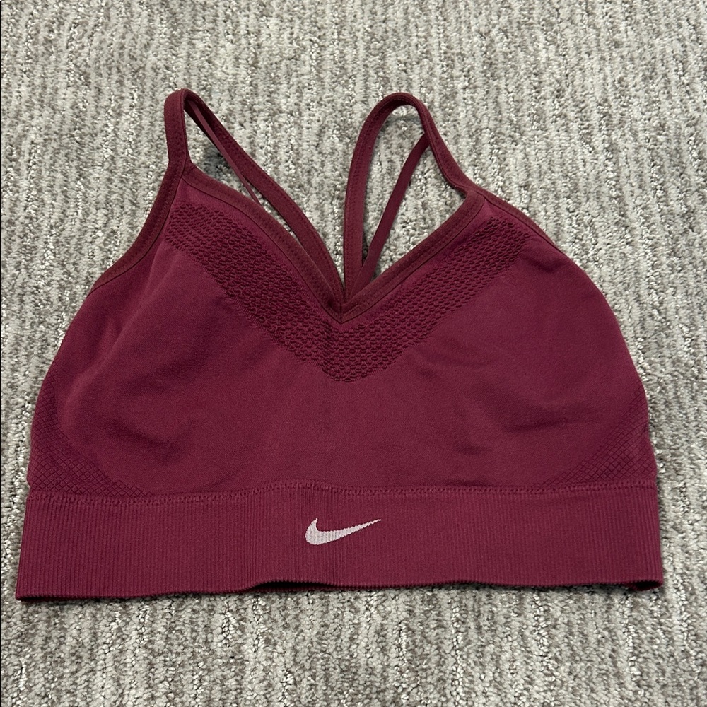 Nike Women's Maroon Sports Bra